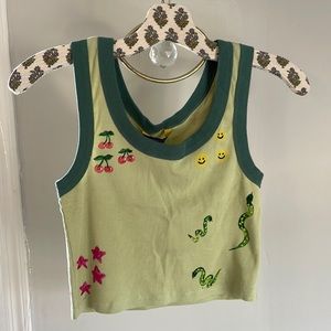 Coney Island picnic x UO 90s inspired crop tank